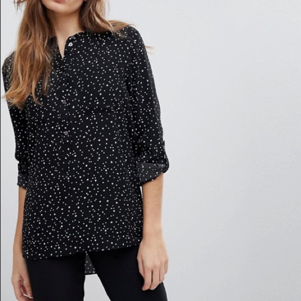 Jacqueline De Yong Star Print Shirt